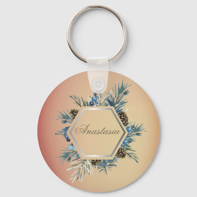 Awesome Beautiful Cool With Your Name  Key Ring (Front)