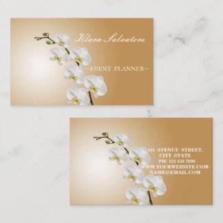 Awesome Beautiful Perfect Orchid Business Card