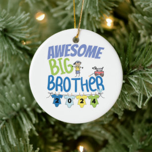 Awesome Big Brother 2023 Ceramic Tree Decoration
