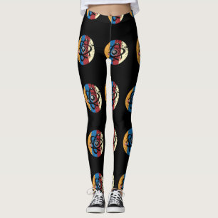 Awesome Billiards Ball Atom Science Leggings