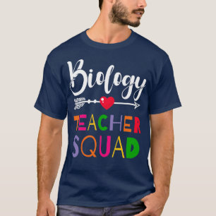 Awesome Biology Teacher Squad Funny Colleague T-Shirt
