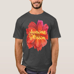 Awesome Blossom Go Outside Cute Hiking  T-Shirt