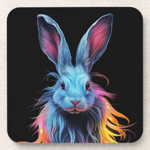 Awesome Blue Rabbit on Fire Coaster