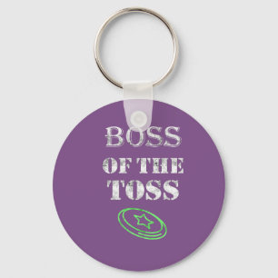 Awesome Boss of the Toss Ultimate frisbee gift Key Ring