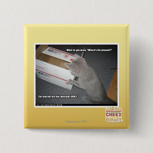 Awesome Box 15 Cm Square Badge