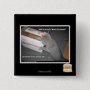 Awesome Box 15 Cm Square Badge