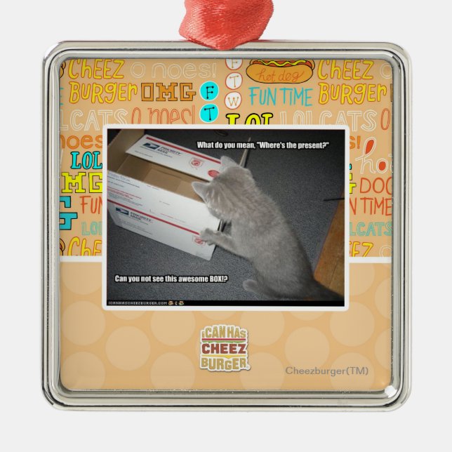 Awesome Box Metal Tree Decoration (Front)