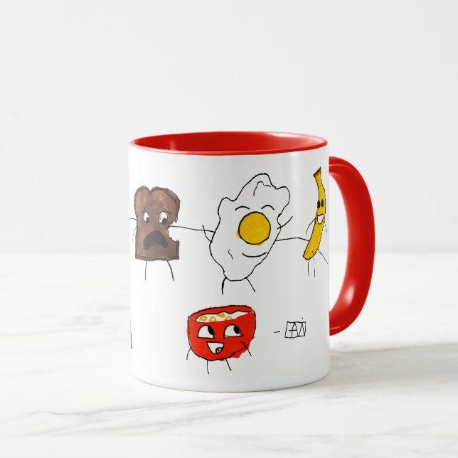 Awesome Breakfast, Bacon and All Mug (Front Right)
