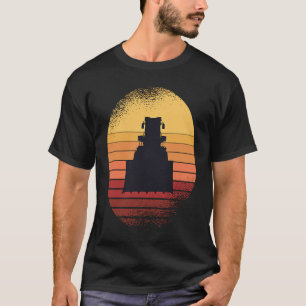 Awesome Bulldozer Graphic for cool Builder and Wor T-Shirt