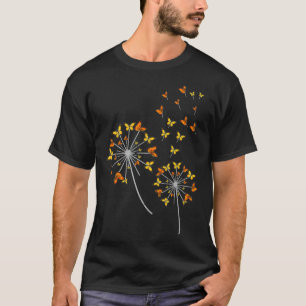 Awesome Butterfly Flower Monarch Dandelion Gift T-Shirt