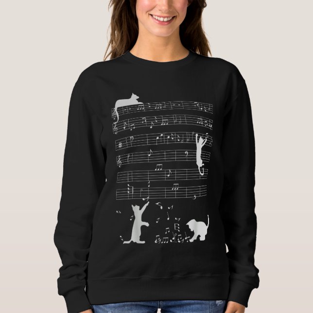 Awesome Ca Music  Music Note Clef Musician Sweatshirt (Front)