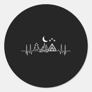 Awesome Camping Gifts Apparel And Accessories Uni- Classic Round Sticker
