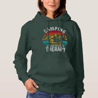Awesome Camping is my Therapy Camping Shirt with