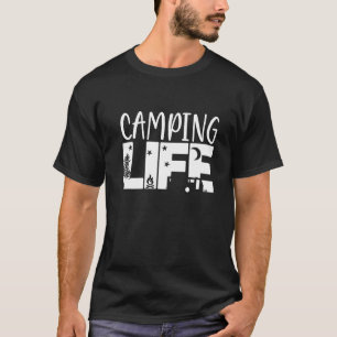 Awesome Camping Life Cute Outdoor Women Men T-Shirt