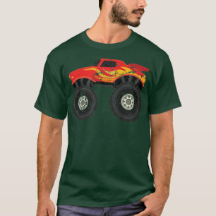 Awesome Car Trucks Cool Red Monster Truck Trucker T-Shirt