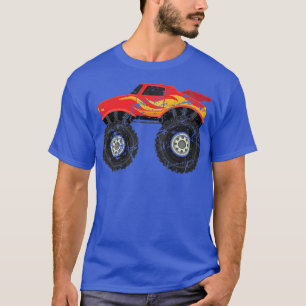 Awesome Car Trucks Cool Red Monster Truck Trucker  T-Shirt