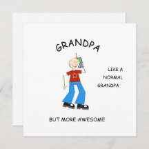 AWESOME Card, Greeting Gift for Grandpa