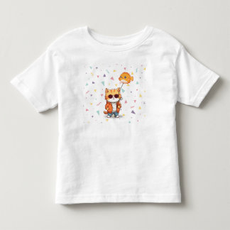 Awesome cat toddler T-Shirt