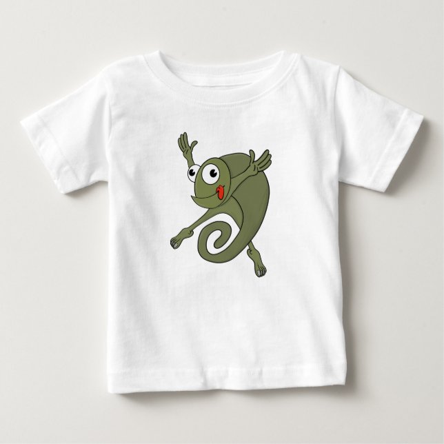 Awesome Chameleon Baby T-Shirt (Front)