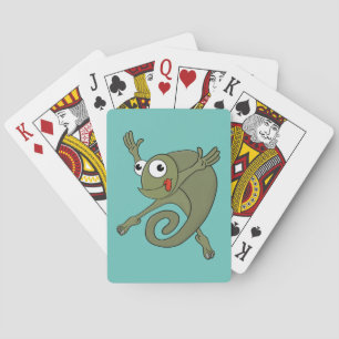 Awesome Chameleon Playing Cards