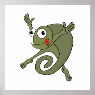 Awesome Chameleon Poster