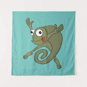 Awesome Chameleon Tapestry