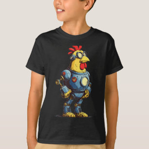 Awesome Chicken Robot For Future Animals Lovers  T-Shirt