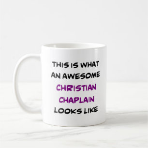 awesome christian chaplain coffee mug