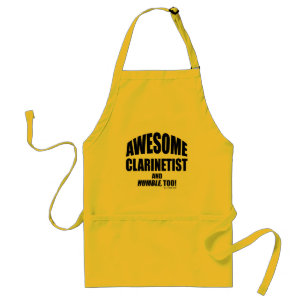 Awesome Clarinetist Standard Apron