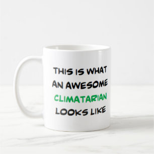 awesome climatarian coffee mug