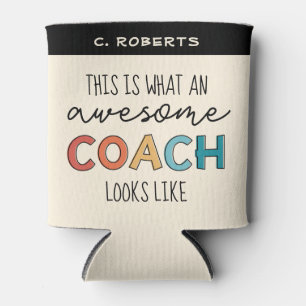 Awesome Coach Personalised Best Coach Gifts Can Cooler