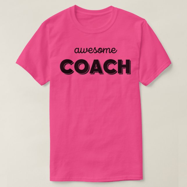 Awesome coach T-Shirt (Design Front)