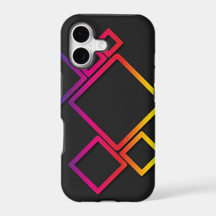 Awesome Colourful Squares on Black No. 1