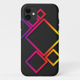 Awesome Colourful Squares on Black No. 1 Case-Mate iPhone Case