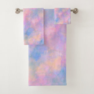 Awesome Combination of Pastel Colours Bath Towel Set