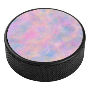 Awesome Combination of Pastel Colours Hockey Puck