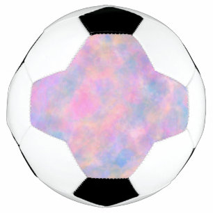 Awesome Combination of Pastel Colours Soccer Ball