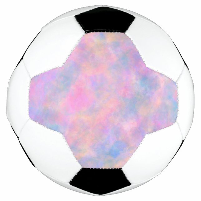 Awesome Combination of Pastel Colours  Soccer Ball (Front)