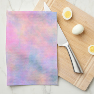 Awesome Combination of Pastel Colours  Tea Towel