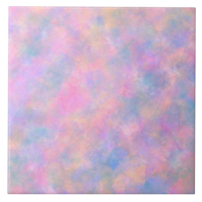 Awesome Combination of Pastel Colours  Tile (Front)