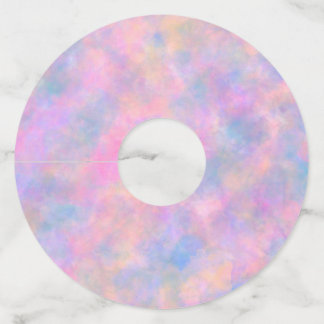 Awesome Combination of Pastel Colours  Wine Glass Tag