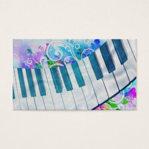 Awesome cool blue circular  piano light effect