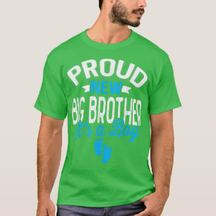 Awesome Cool Proud New Big Brother It's A Boy Gend T-Shirt