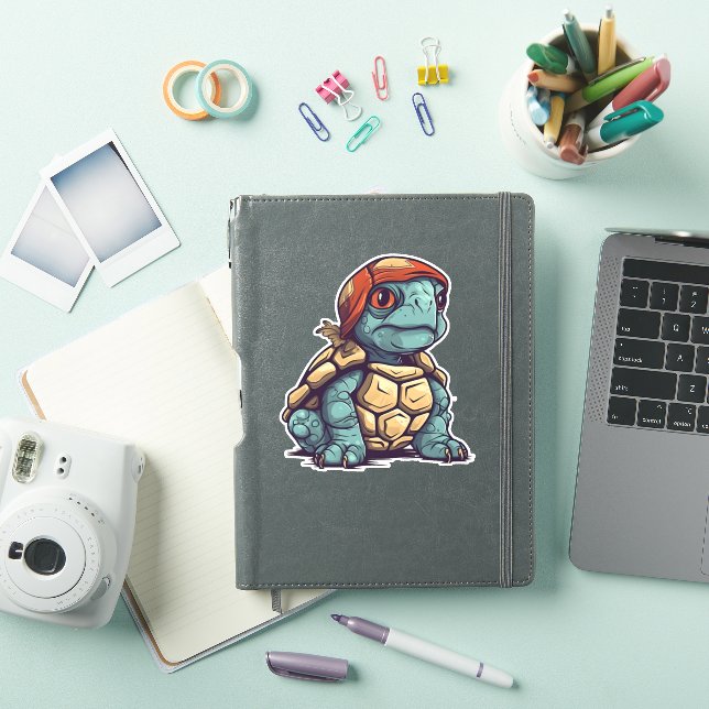 Awesome Cool Turtle Adorable Animal Graphic (iPad Cover)