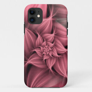 Awesome Coral Pink Flower Fractal  Case-Mate iPhone Case