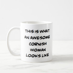 awesome cornish woman Mug