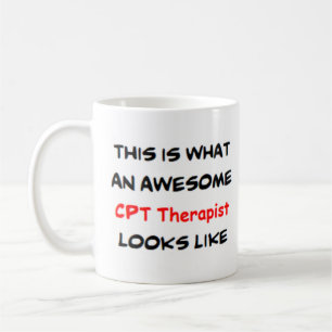 awesome cpt therapist coffee mug