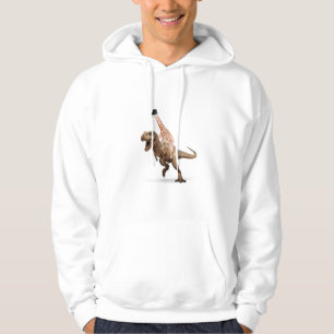 Awesome Crazy Giraffe Top Hat T-Rex - Mens_Womens