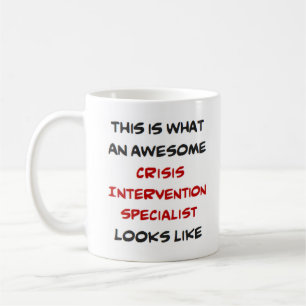 awesome crisis intervention specialist coffee mug