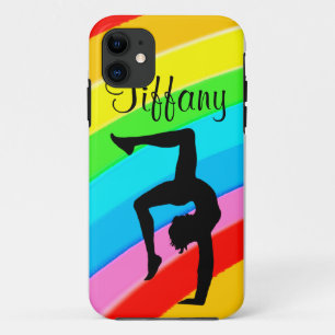 AWESOME CUSTOMIZED GYMNASTICS RAINBOW IPHONE CASE